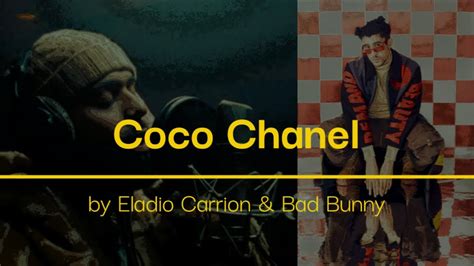 coco chanel bad bunny letra.